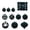 Green, variant on Dreisshy Christmas Balls Ornaments for Christmas Tree 48 Pcs, Flocked Christmas Bulb Ornaments Set - Decorative Hanging Baubles, Shatterproof Xmas Decor for Holiday, Coffee