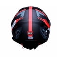 thumbnail image 3 of Casco para moto talla L certificado bluetooth rojo, 3 of 9