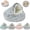 Gray, variant on Dog Bed Cave, Cat Bed Round Plush Fluffy Hooded Cat Bed Cave, Anti-Slip Bottom & Washable Warm Sleeping Pet Beds for Indoor Cats Cave & Calming Dog Beds Winter