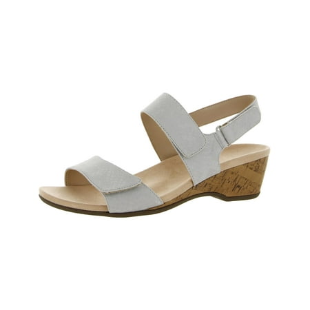 

Vionic Womens Kanya Embossed Cork Wedge Sandals