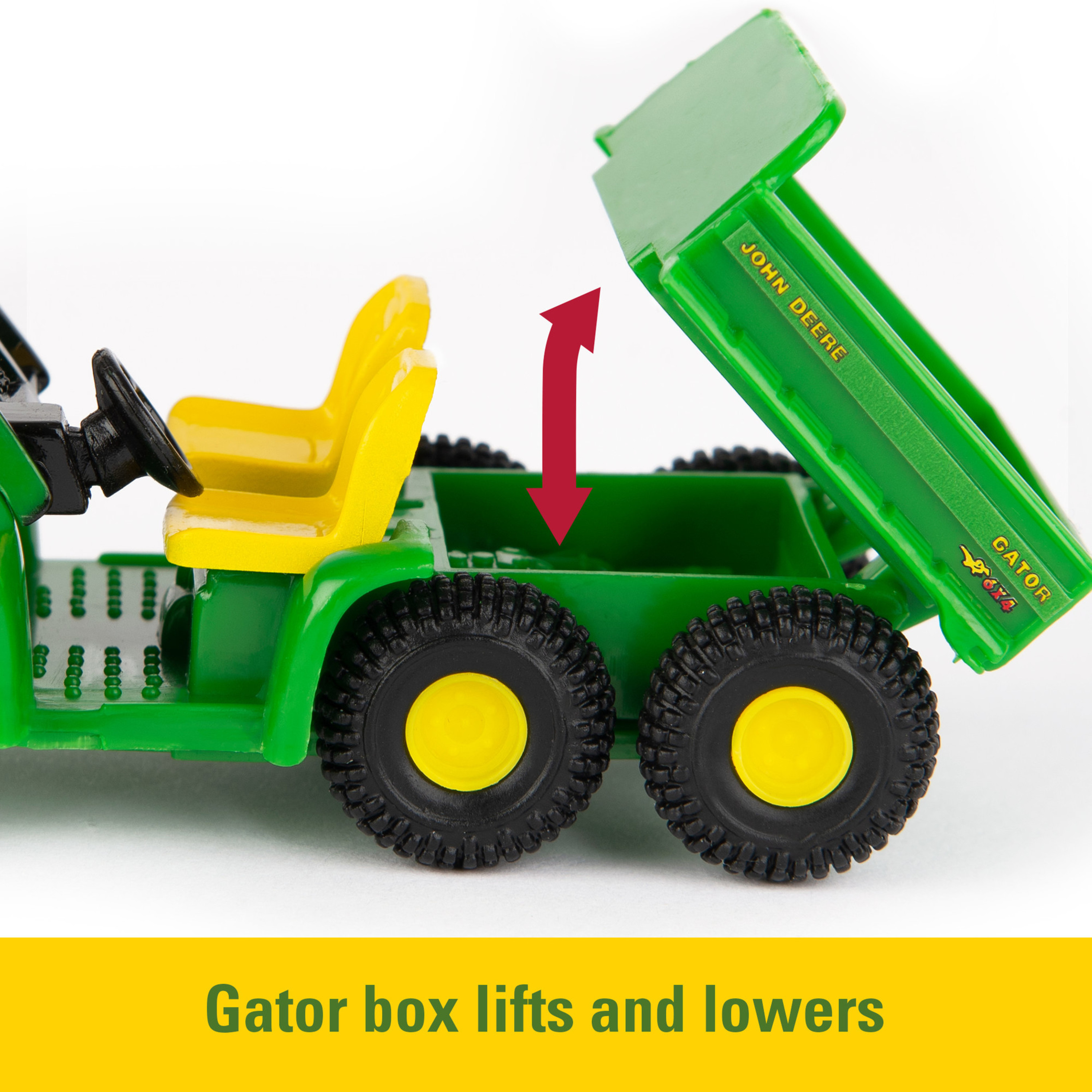 John Deere Tractor Toy Carry Case Value Farm Vehicle Playset, with Handle (18 Pieces) - image 4 of 7