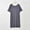 Gray, variant on MGDXOX Women's Oversized Short Sleeve Nightgown Crew Neck Backless Soft Sleep Shirt Dress for Loungewear Black L