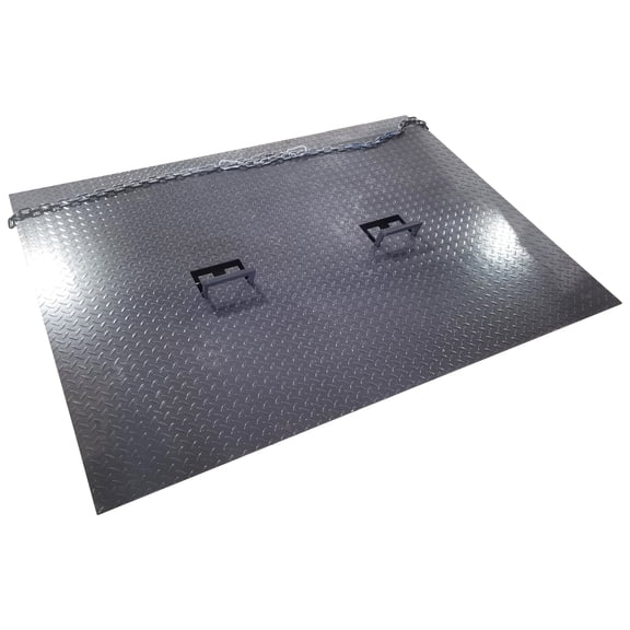 59'' x 78'' Shipping Container Ramp 13227LB Capacity Adjustable Height Mobile Loading Dock