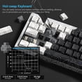 thumbnail image 3 of Teclado Womier Q61 con junta RGB, 60% inalámbrica, intercambiable en caliente, 3 of 6