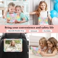 thumbnail image 6 of Dteck Butterfly Kids Case for Samsung Galaxy Tab A11 Plus / Tab A9+ 11 Inch, Heavy Duty Shockproof Protective Case with Stand Shoulder Strap, Rainbow + Beige, 6 of 6