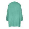 thumbnail image 4 of Lovskoo Cardigan Sweaters for Women Open Front Trendy Long Sleeve Coat Shirt Oversized Winter Outerwear Tops Green, 4 of 5