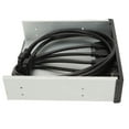 thumbnail image 4 of 5.25in USB 3.0 Panel frontal Hub 4 puertos 5Gbps Alta velocidad 19pin USB Panel frontal Hub para computadora PC, 4 of 5