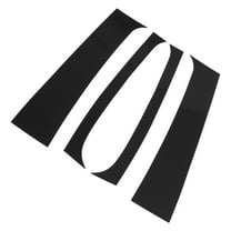 Unique Bargains 4 Pcs Pillar Window Trim for Dodge for Ram 1994-2001 Black