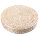 thumbnail image 3 of Alfombrilla para asiento de silla, cojín de hierba, alfombrilla para el suelo, Yoga Zen, almohada redonda hecha a mano con tejido de paja para jardín, comedor, sala de estar, decoración del hogar, 3 of 9