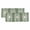 Green, variant on Red Gray Valances for Windows, Southwest Retro Ethnic AztecTexture Bohemian Light Filtering Kitchen Curtains, Rod Pocket Window Valance Curtains for Living Room Bedroom, 60" W x 18" L, 2 Panels