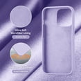 thumbnail image 4 of Entronix Funda de Silicona para iPhone 13 Pro Max, Suave Al Tacto, Antiarañazos y Antigolpes, Color Morado, 4 of 8