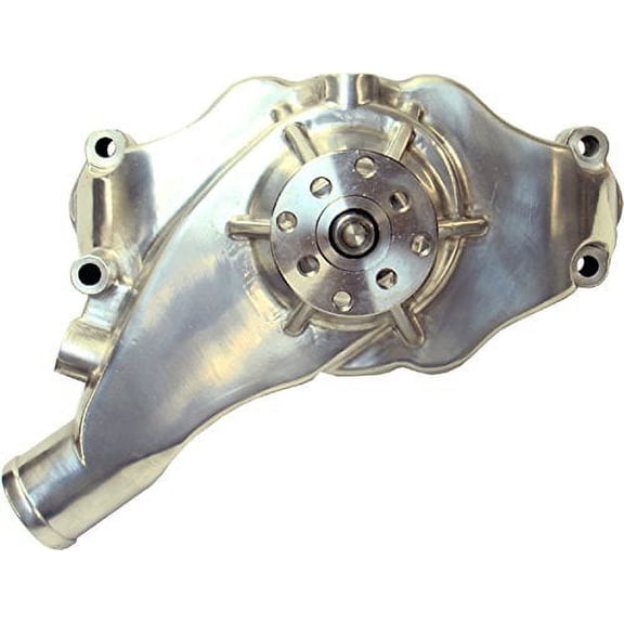 Proform 68242 PFM68242 HIGH FLOW MECHANICAL ALUMINUM WATER PUMP, CHEVY B/B, POLISHED, SHORT