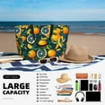 thumbnail image 5 of Daiia Fresh Orange Beach Travel Bag - Water-Resistant Beach Bag, Lightweight Tote with 7 Pockets for Women and Men - Gym,Pool,Camping,Reusable Grocery Bag, 5 of 7