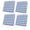 Blue, variant on Outdoor Patio Cushion Covers 2 Pack Orange Buffalo Check Plaid Patio Chair Cushion Covers with Ties and Zipper Farmhouse Style Waterproof Outdoor Seat Cushion Covers for Patio Furniture 20"x18"