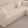thumbnail image 4 of [105.5" Modular L-Shaped Sofa with Deep Tufted Seat for Living Room], 4 of 15