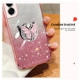 thumbnail image 3 of Glitter Cover Compatible with Samsung Galaxy S22 Plus Case Butterfly Kickstand Case for Samsung S22 Plus Soft TPU Electroplated Bling Shockproof Shell for Women Girls Cover for Galaxy S22, 3 of 7