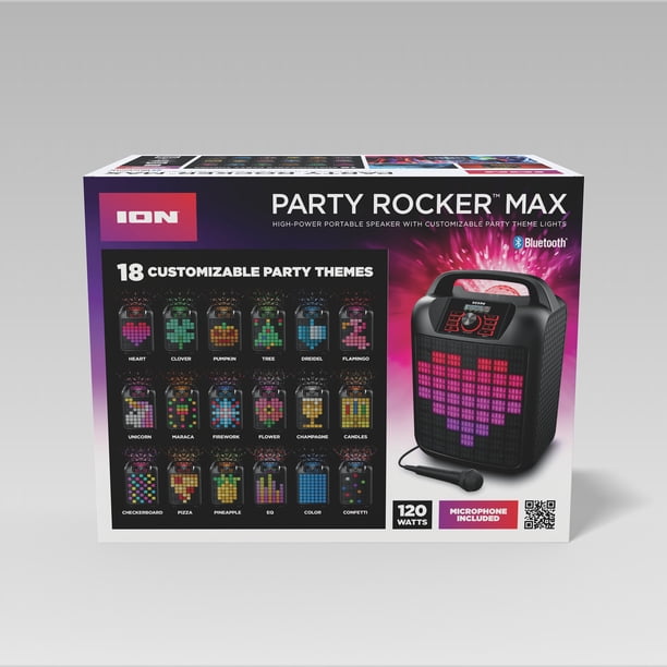 ION Audio 「Party Rocker」 ION Audio Party Rocker Max - Portable Speaker with Customizable