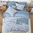 thumbnail image 5 of Amberspace Botanical Flowers Design 7-piece Bed in a Bag Comforter Set with Sheets,Dusk Blue,Queen, 5 of 8