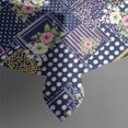 thumbnail image 5 of Pioneer Flower Floral Print Pattern Square Tablecloth, Waterproof Wipeable Spillproof Washable Table Cover for Home Kitchen Party Decor, 42"x42", 5 of 6