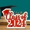 thumbnail image 4 of Nilvkv Graduation Season Wooden Stand Celebrating Graduation Home Furnishings, 4 of 6