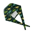 thumbnail image 3 of Scrub Caps Women Nurse Surgical Hat with Buttons Adjustable Bouffant Hats Working Cap Ponytail Holder Tie Back, 3 of 4