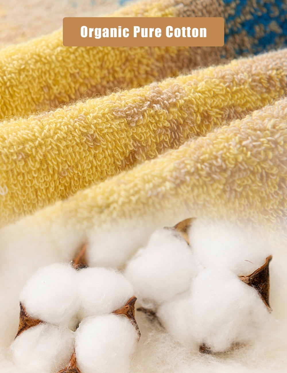 SEMAXE Luxury Cotton Bath Towel Set: 8-Piece (2 Bath Sheets 28x55" + 2 Hand Towels 16x28" + 4 Washcloths 13x13") | 550GSM, Ultra Plush | Spa, Hotel Grade for Family Bathroom Essentials, Beach