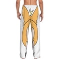 thumbnail image 3 of Balery Men'S Prince Corgi Dog Pants,Sleepwear Pants,Pajama Pants,Pj Bottoms Drawstring And Pockets-Small, 3 of 9