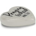 thumbnail image 3 of Lighthouse Christian Products 141251 Philippians 1-3 Praying for You No.40773 Cast Stone Sentiment Heart Plaque, 3 of 5