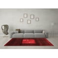 thumbnail image 3 of Ahgly Company Indoor Rectangle Abstract Red Contemporary Area Rugs, 8' x 10', 3 of 4
