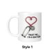 thumbnail image 2 of Monstrate Cerámica Taza de agua Café Leche Taza de cerámica con asa Desayuno Beber Resistente al calor Drinkware Home Dorm Juegos de servir café y té Tipo 1 Monstrate HA081154-01, 2 of 6