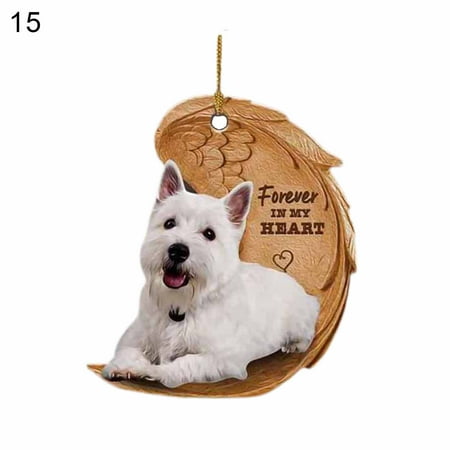 

Yoone Hanging Pendant Decorative Cute Acrylic Creative Dog Shape Hanging Widget for Daily Used