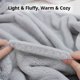 thumbnail image 4 of Premium Double Layer Poncho Blanket -No Sleeves Easy On Easy Off- Drape and Go- Top Christmas Gifts for Grandma, Gift for Mom and Elderly Women (Silver Grey), 4 of 5