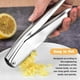 thumbnail image 5 of Stainless Steel Garlic Press Rustproof Garlic Mincer with Ergonomic Handle Dishwasher Safe Efficient Ginger Crusher, 5 of 5