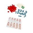 thumbnail image 4 of Tarjetas y contadores Montessori Matemáticas Aprendizaje temprano de matemáticas Juguetes Montessori para Estilo B, 4 of 9