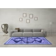 thumbnail image 3 of Ahgly Company Indoor Rectangle Persian Blue Traditional Area Rugs, 2' x 5', 3 of 4