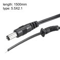 thumbnail image 2 of Unique Bargains 4pcs 1.5M/5FT,5.5mm x 2.1mm 1A Male Plug DC Power Adapter Connector Cable Cord, 2 of 3