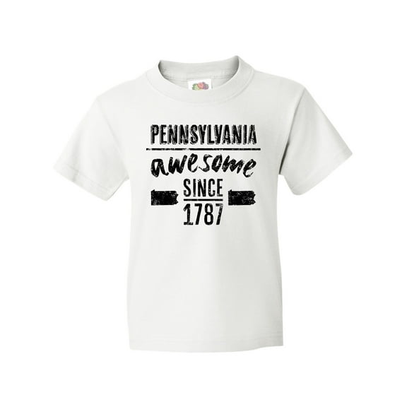 Inktastic Pennsylvania Awesome Since 1787 Youth T-Shirt