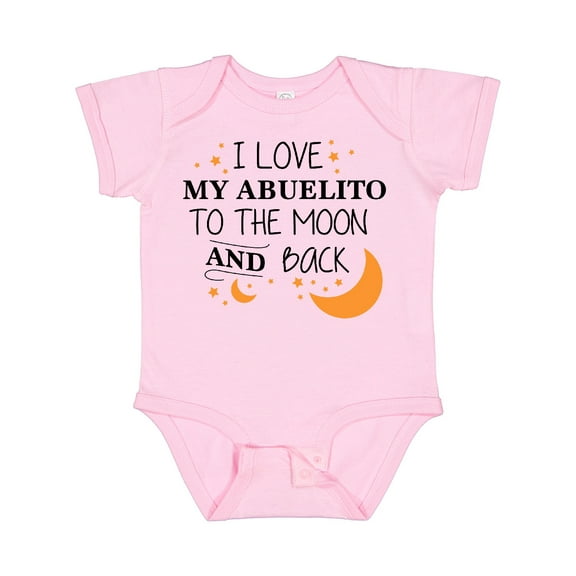 Inktastic I Love My Abuelito to the Moon and Back Boys or Girls Baby Bodysuit