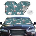 thumbnail image 2 of Balery Flamingo Print Car Windshield Sun Shade,Windshield Sunshade for Car Pickup Truck SUV Accessories-Medium, 2 of 7