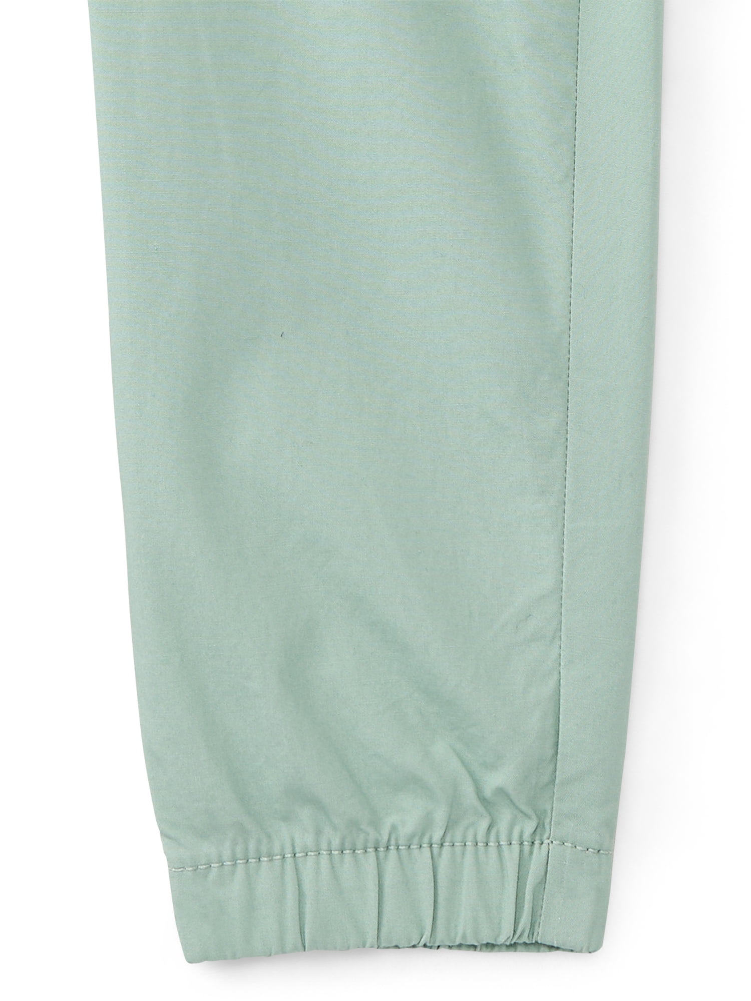 Wonder Nation Baby Boys Cotton Poplin Jogger Pants, Sizes 0M-24M