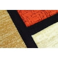 thumbnail image 5 of Premium 3D Hand Carved Thick Modern Contemporary Abstract Rug Design 3995 Terracotta Orange 5'3''x7'6'', 5 of 12