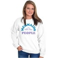 thumbnail image 3 of Mermaids are Better Than People Funny Women Plus Size Crewneck Sweatshirt Brisco Brands 2X, 3 of 5