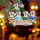 thumbnail image 4 of Ounissouiy Encantadora decoración familiar de pingüinos navideños de resina para crear un ambiente festivo, regalos pensativos bonitos Kits de decoración para fiestas, 4 of 6