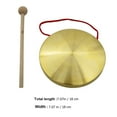 thumbnail image 2 of OUNONA Instrument de Percussion Chinois Rond Gong pour Célébrations de Vacances 1 Ensemble, 2 of 8