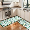 thumbnail image 3 of Kitchen Rugs Sets Of 2,Green Christmas Tree Pattern Anti Fatigue Kitchen Mat Rugs Non Slip Washable,Decorative Kitchen Floor Mats for Kitchen,Sink,Laundry,17"x47"+17"x47", 3 of 5