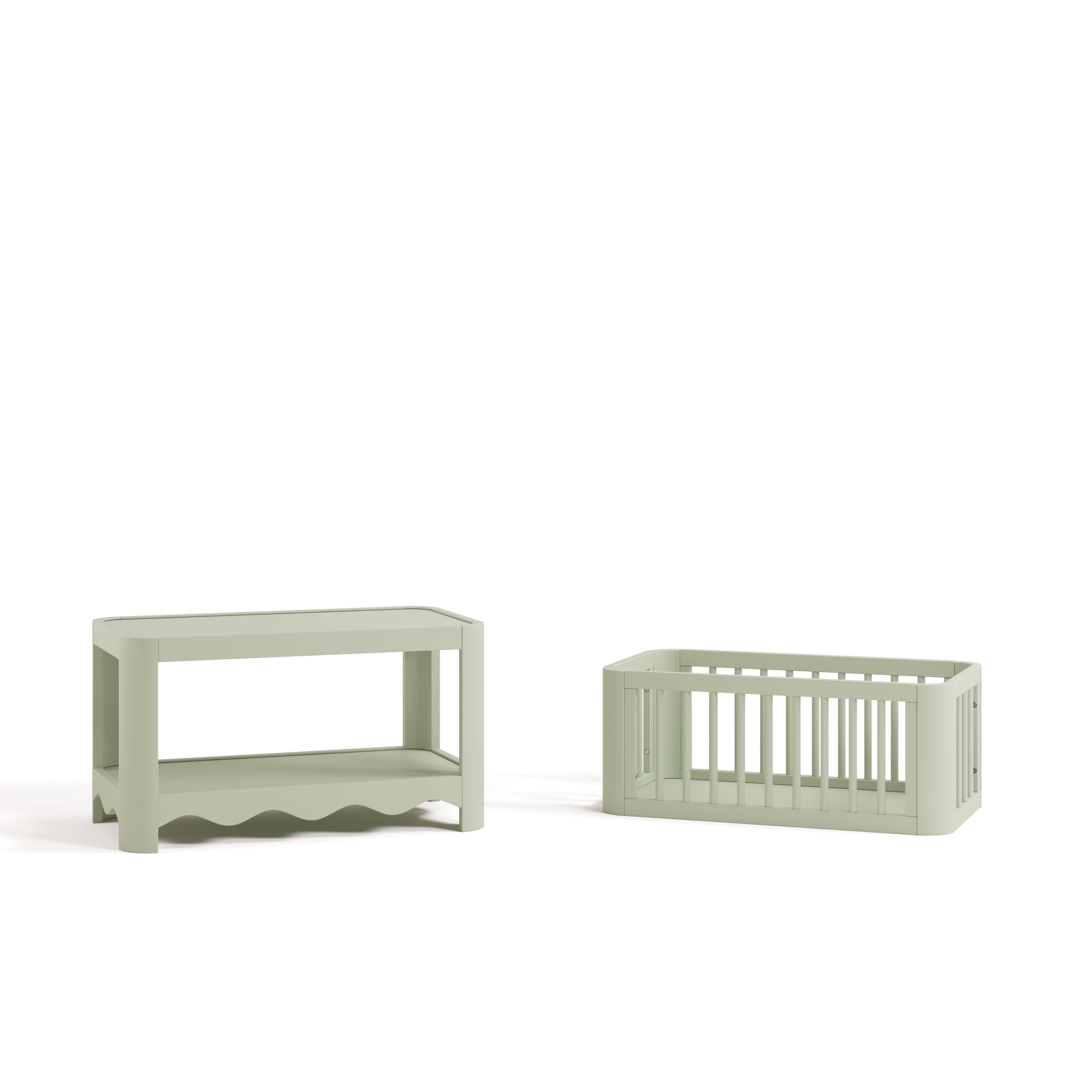 Storkcraft Casablanca 3-in-1 Convertible Bassinet, Sage