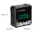 thumbnail image 4 of TFixol IP54 4*90° Inclinomètre Numérique Portable Rétroéclairage LCD Tracteur Numérique Angle Numérique Magnétique Multifonctionnel Mode de Mesure Absolue, 4 of 7