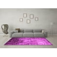 thumbnail image 3 of Ahgly Company Indoor Round Abstract Pink Contemporary Area Rugs, 8' Round, 3 of 4