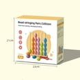 thumbnail image 5 of Fesfesfes Wooden Bead Sequencing Color Matching Toy,Learning Toy-Stringing, Stacking,Sorting Column Play,Educational Gift Set, 5 of 5