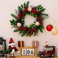 thumbnail image 3 of Christmas Decorations Christmas Balls Red Fruit Green Leaf Pinecone Wreaths Window Decorations Door Hanging Wreaths, 3 of 5
